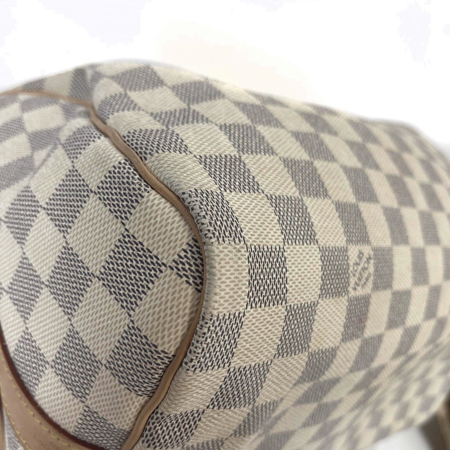 Louis Vuitton Speedy 35 Bandouliere Damier Azure / Top Handle w/ Strap