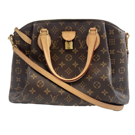 Louis Vuitton - Rivoli MM - Brown Monogram - Top Handle w/ Shoulder Strap