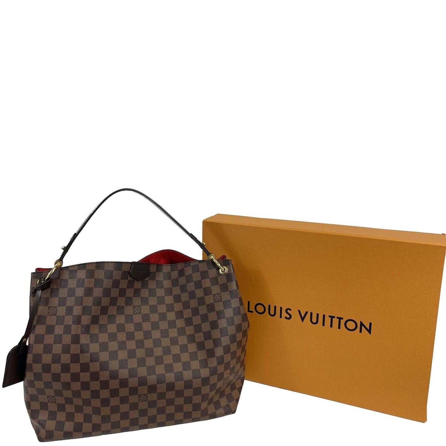 Louis Vuitton - Damier Ebene Graceful MM Monogram - Brown Hobo / Shoulder Bag
