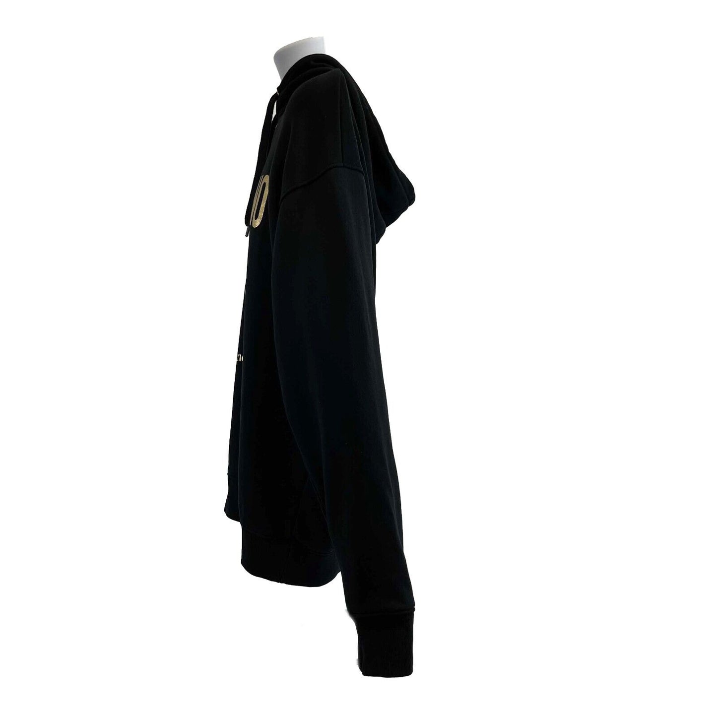 Moschino - Moschino Couture ZA1731 Black / Gold Hoodie - US 40 /EU 50