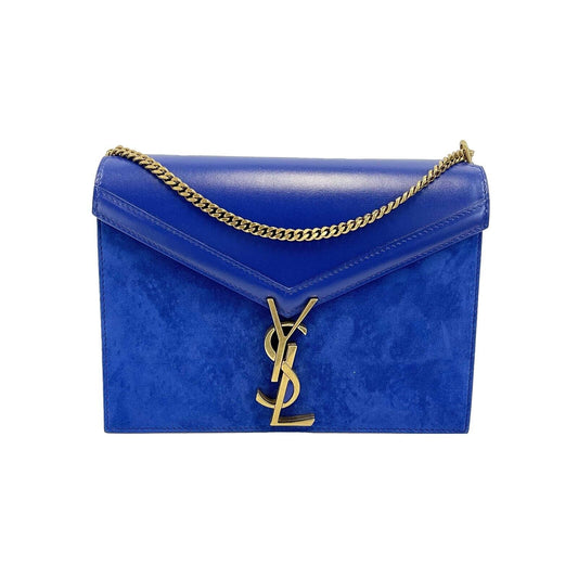 Saint Laurent - Medium Cassandra Monogram Leather & Suede Envelope Crossbody
