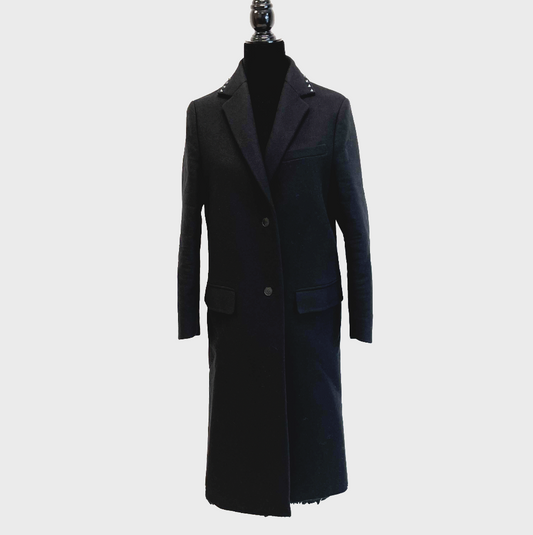 Valentino - Rockstud Coat IT 38 UXS - Black - XS - Black - 38 - Studded Jacket