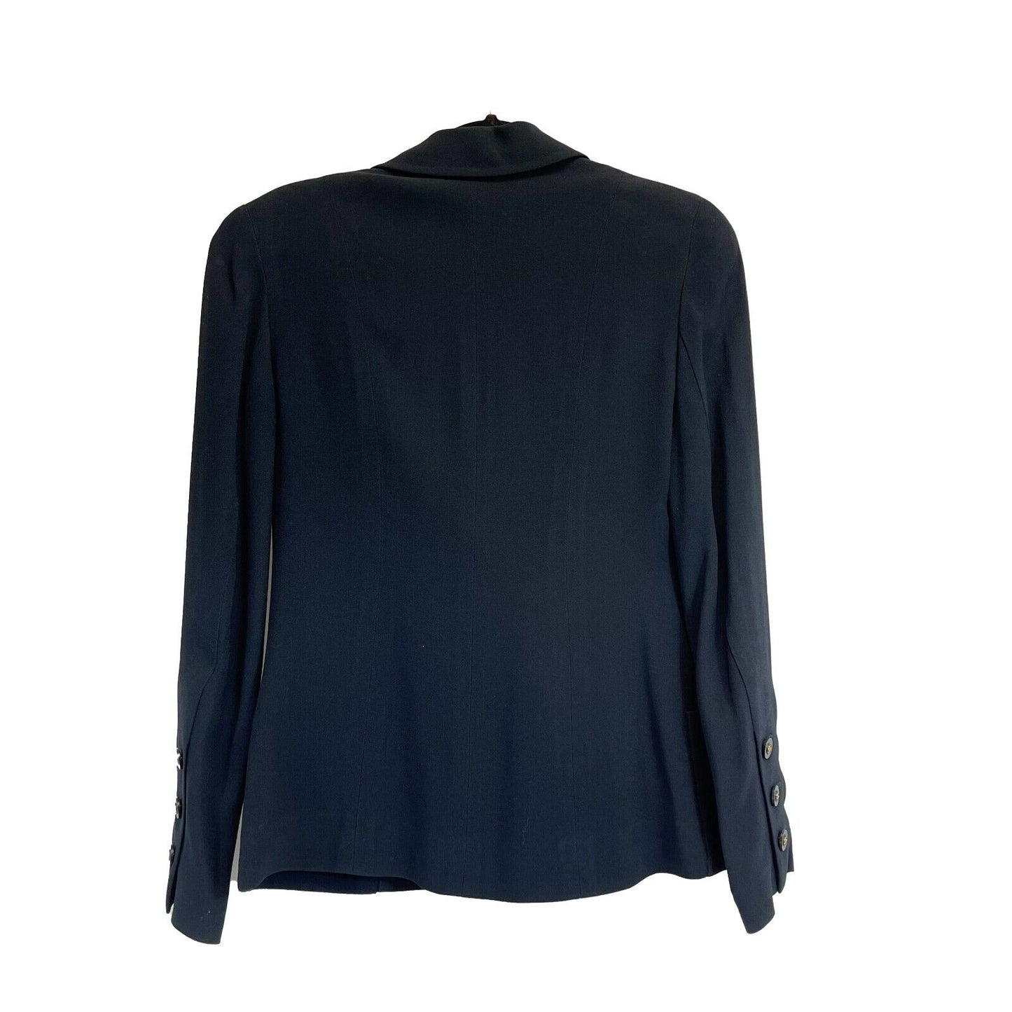 CHANEL -Vintage 94P 1994 Black Blazer - Double Breasted - CC Buttons - 36 / US 6