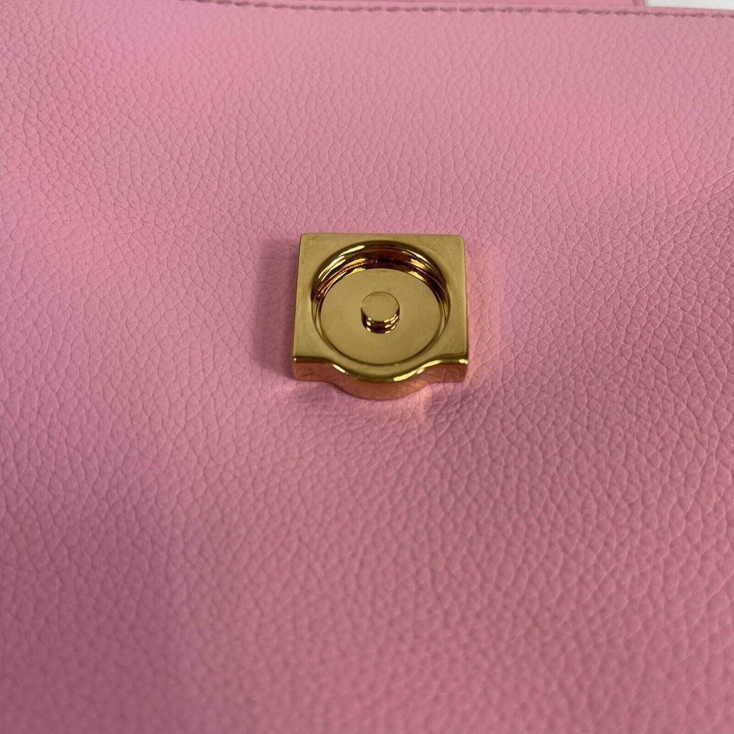 Versace - New Women's La Medusa Small Pink Top Handle w / leather & Chain Straps