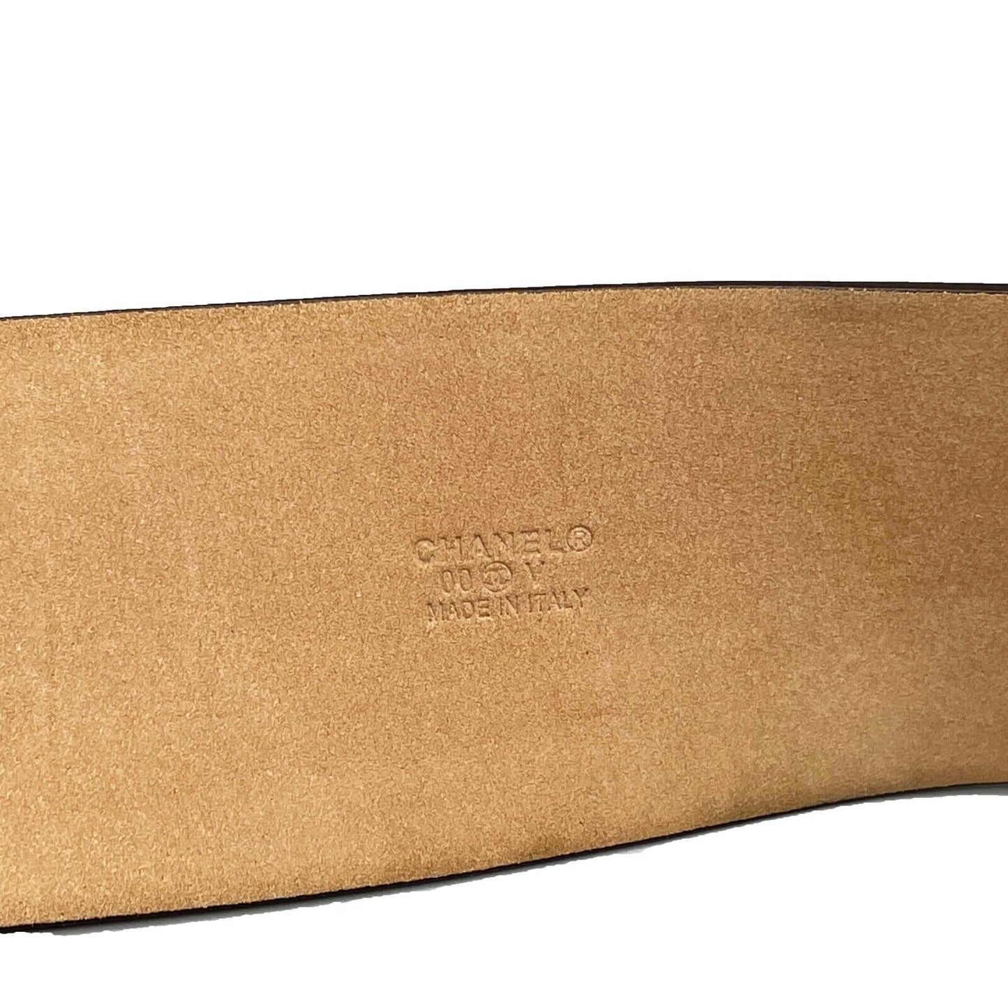 CHANEL - Jumbo Oval CC Logo Buckle Leather - Brown - 75-30 - Belt