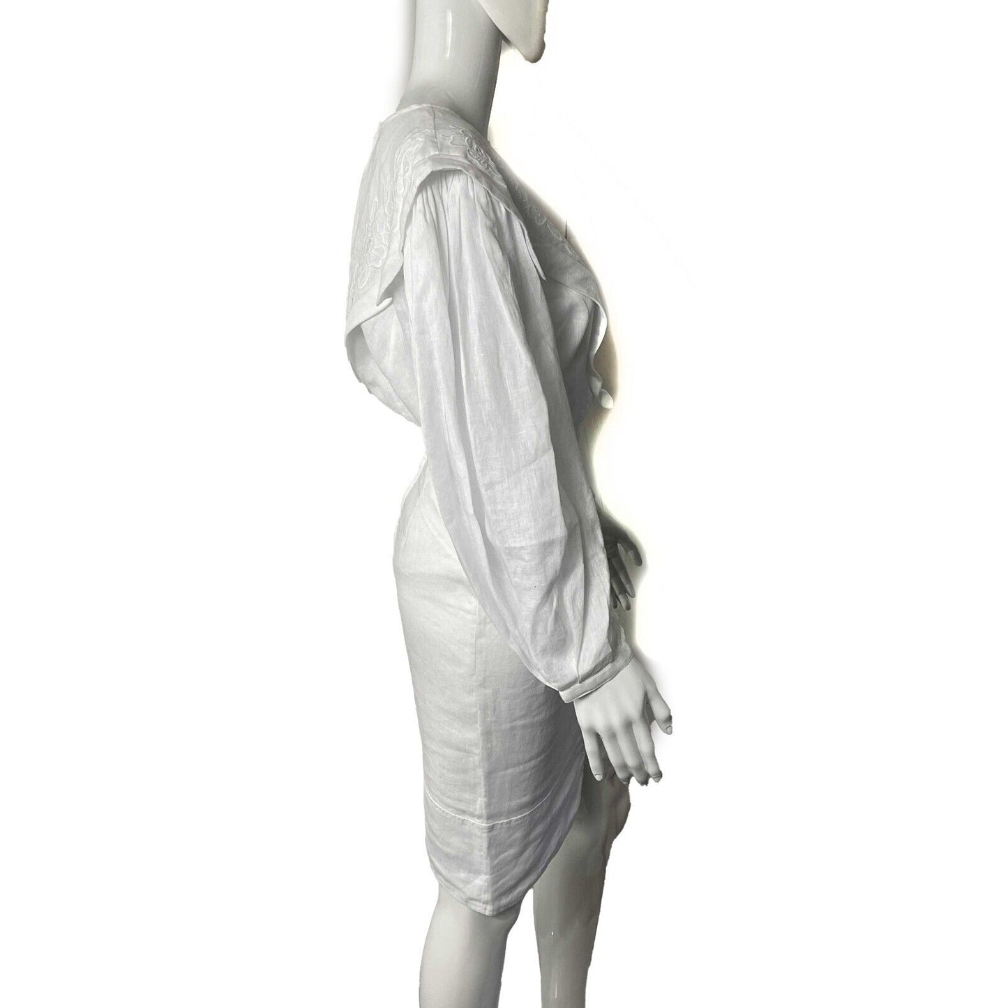 Isabel Marant - New w/ Tags - Elysian Floral Eyelet White Robe Dress - 34 US XS