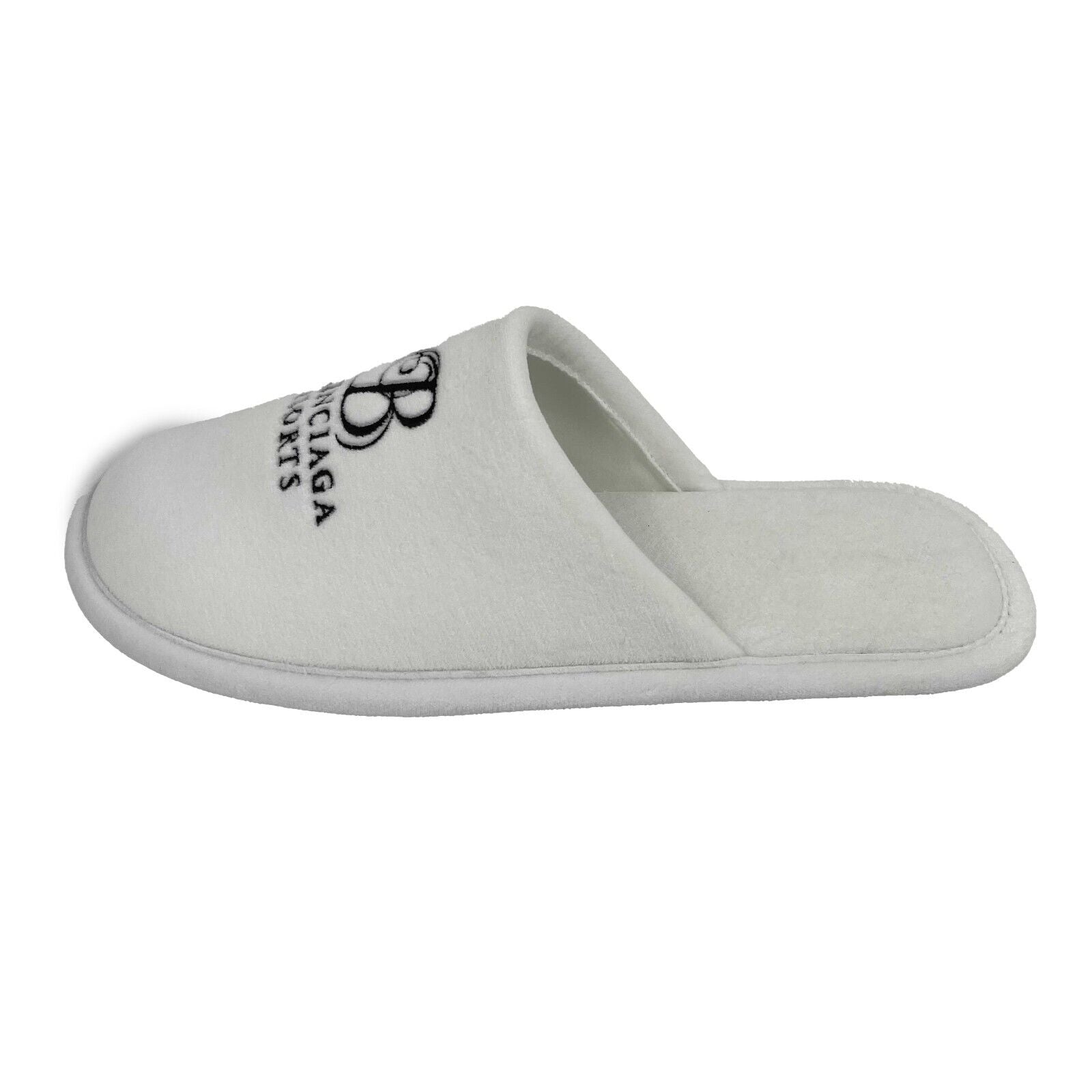 Balenciaga - New w/ Tags - Soft Embroidery Slipper - White