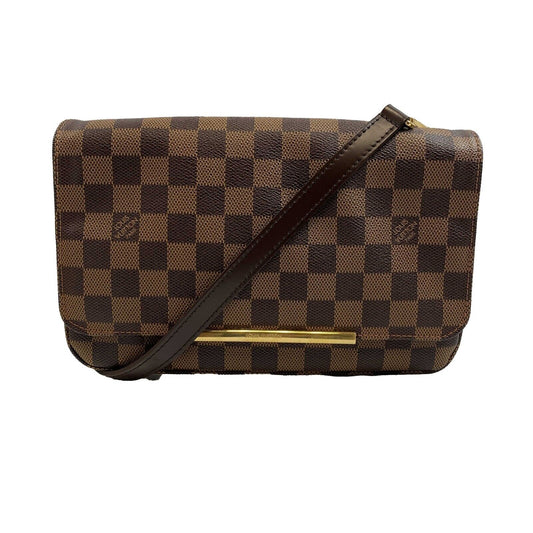 Louis Vuitton - Excellent - Hoxton PM in Damier Ebene - Brown Crossbody
