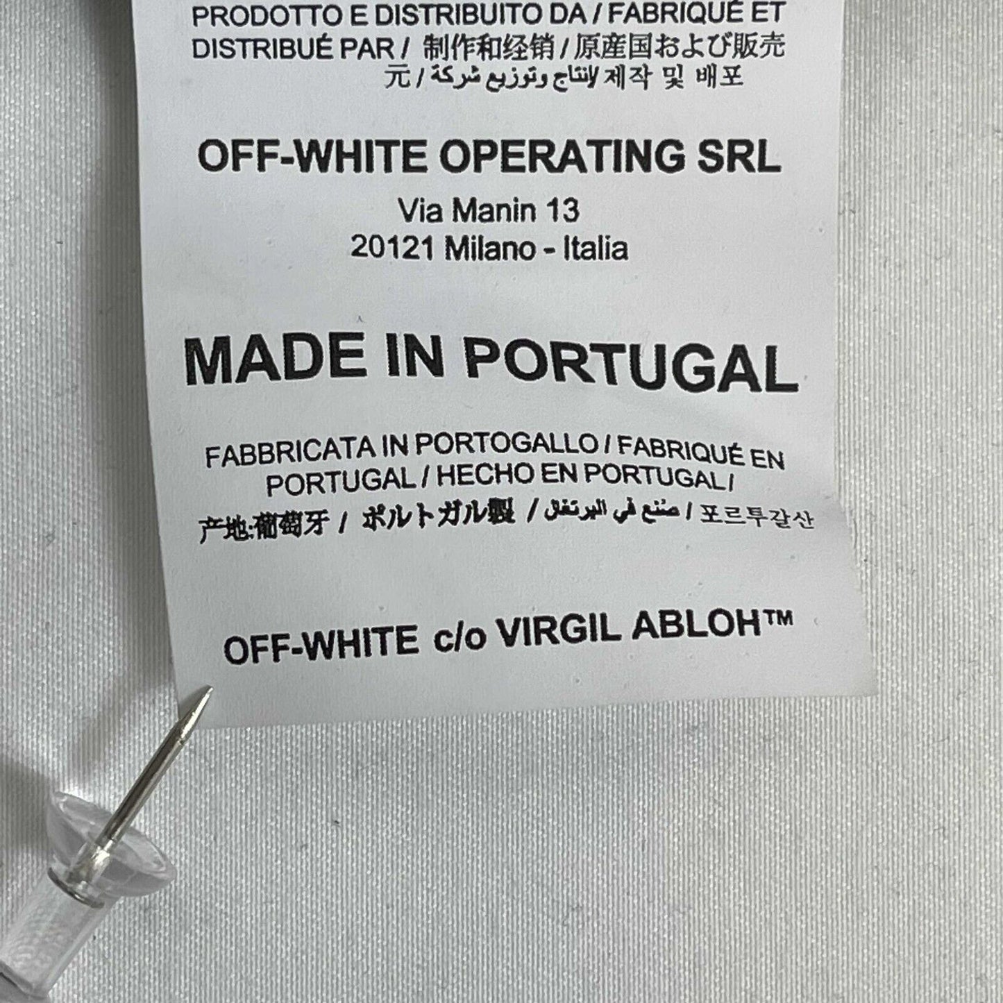 Off-White - Arrows Incomplete Hoodie - Black and Multicolor - Medium - Jacket