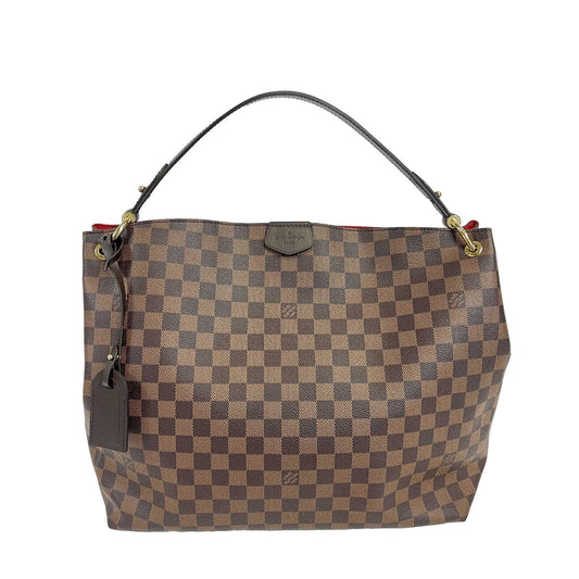 Louis Vuitton - Damier Ebene Graceful MM Monogram - Brown Hobo / Shoulder Bag