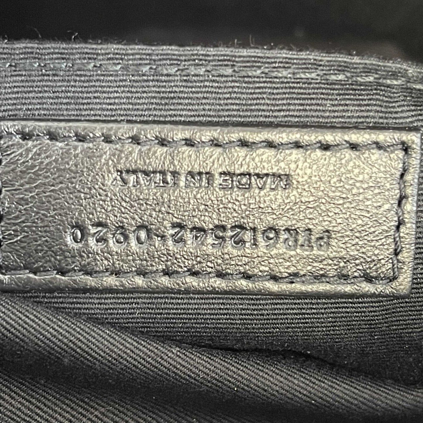 Saint Laurent - Black Raffia Paneled Lou Medium Camera Bag / Crossbody